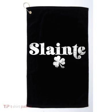 Slainte Irish Cheers Golf Towel