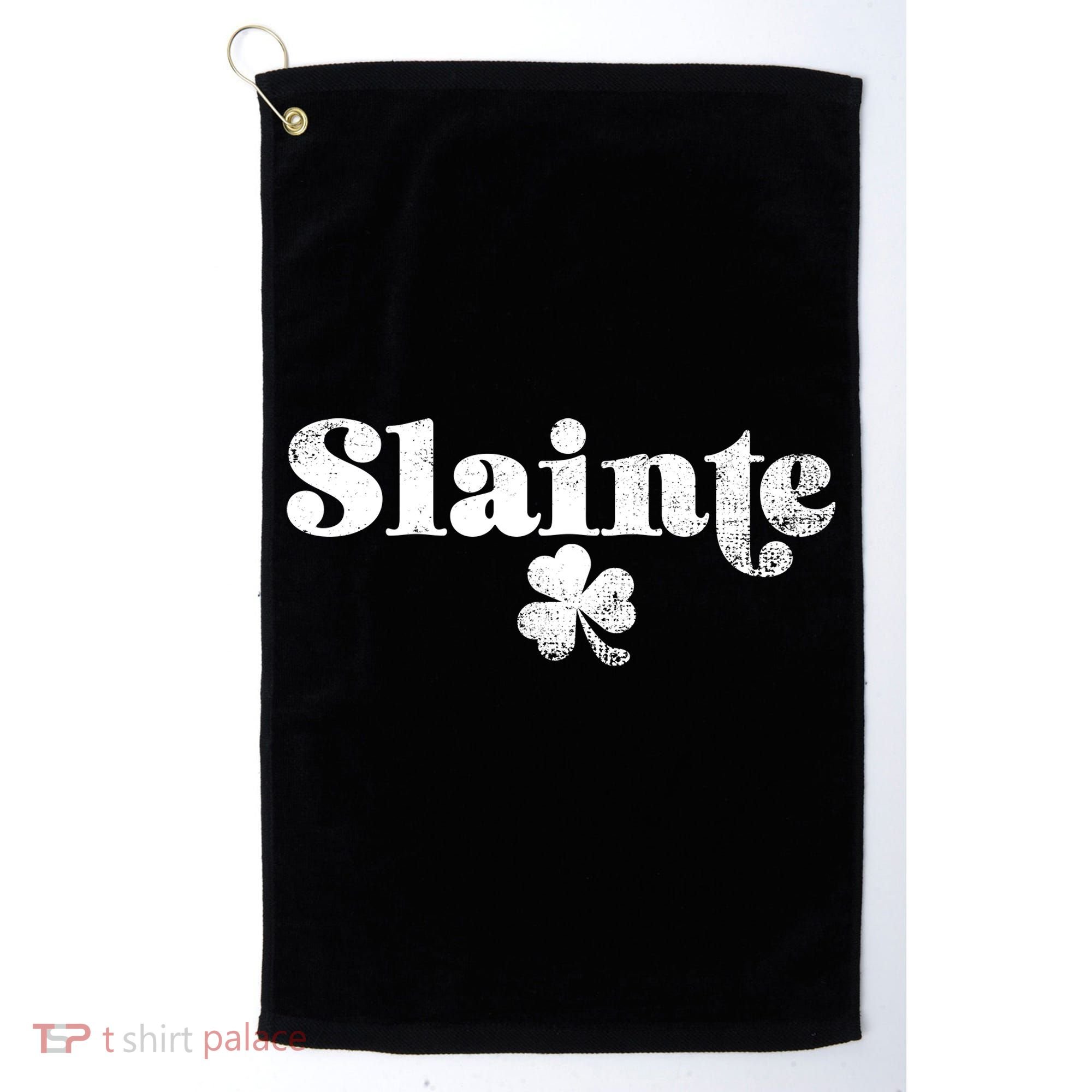 Slainte Irish Cheers Golf Towel