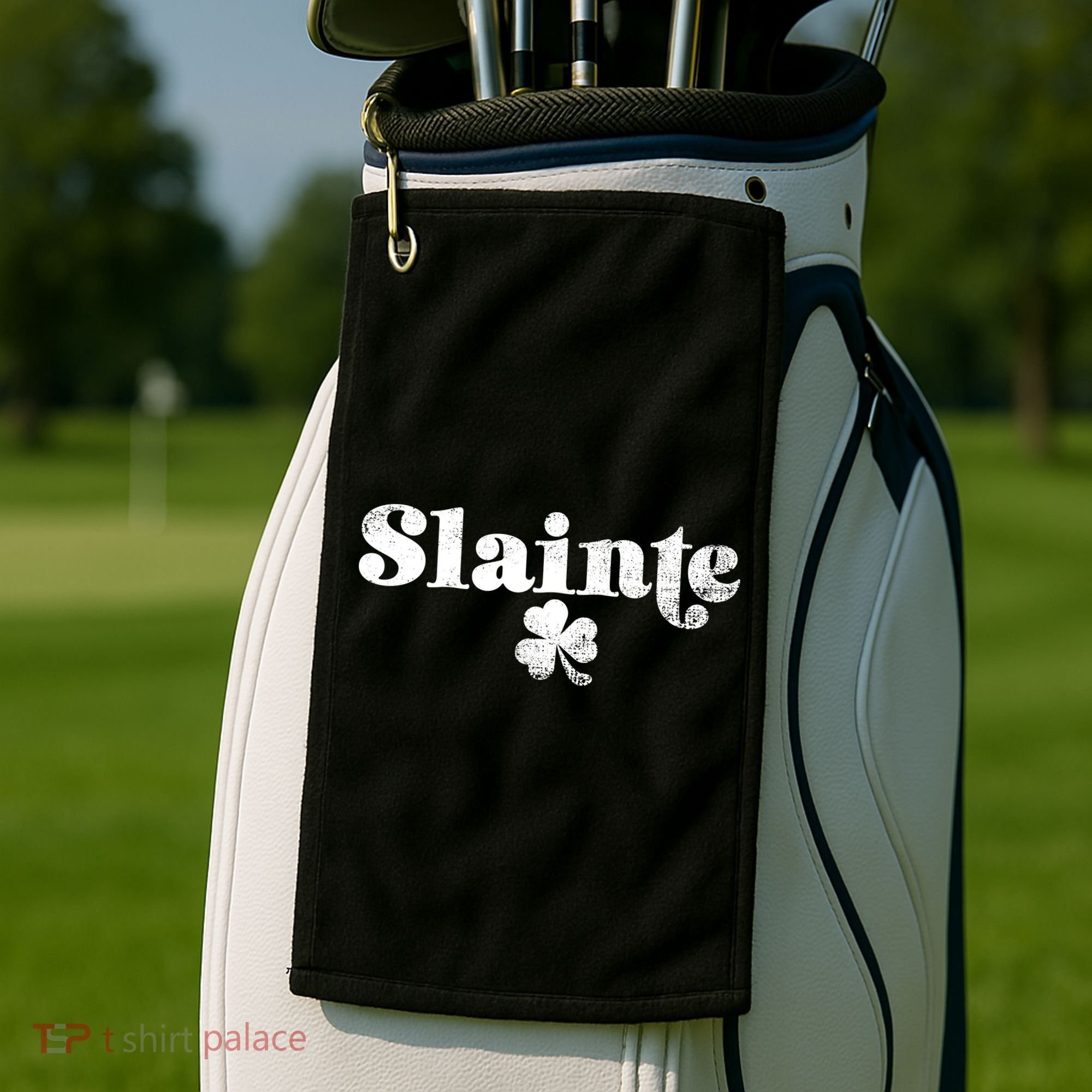 Slainte Irish Cheers Golf Towel
