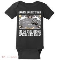Sorry I CanT Talk IM On The Phone With My Dad Ouija Board Baby Bodysuit thumb 0