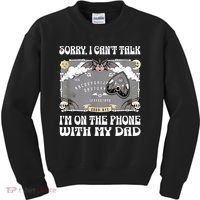 Sorry I CanT Talk IM On The Phone With My Dad Ouija Board Kids Sweatshirt thumb 0