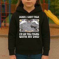 Sorry I CanT Talk IM On The Phone With My Dad Ouija Board Kids Hoodie thumb 3