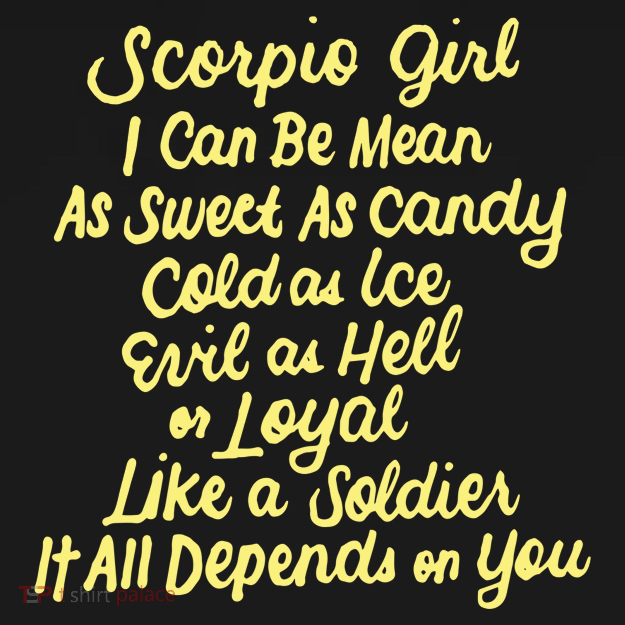 Scorpio I Can Be Mean Zodiac October November Birthday Gift Women's Hoodie
