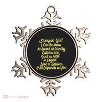Scorpio I Can Be Mean Zodiac October November Birthday Gift Ornament thumb 0