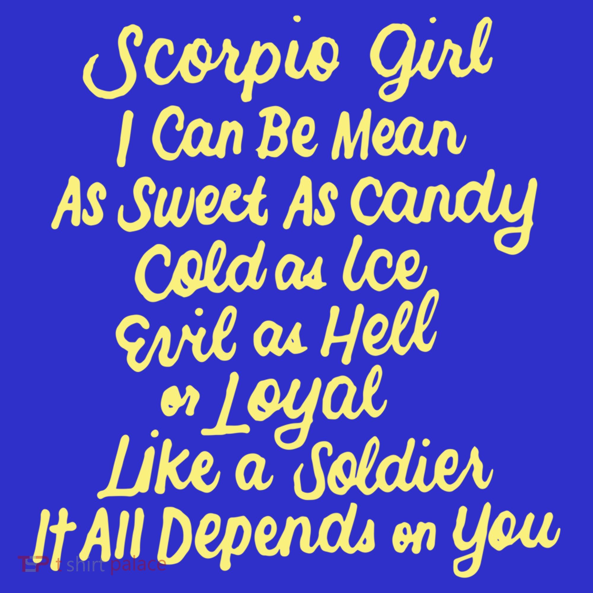 Scorpio I Can Be Mean Zodiac October November Birthday Gift Mousepad