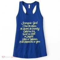 Scorpio I Can Be Mean Zodiac October November Birthday Gift Women's Tank Top thumb 0