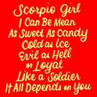 Scorpio I Can Be Mean Zodiac October November Birthday Gift Santa Hat thumb 1