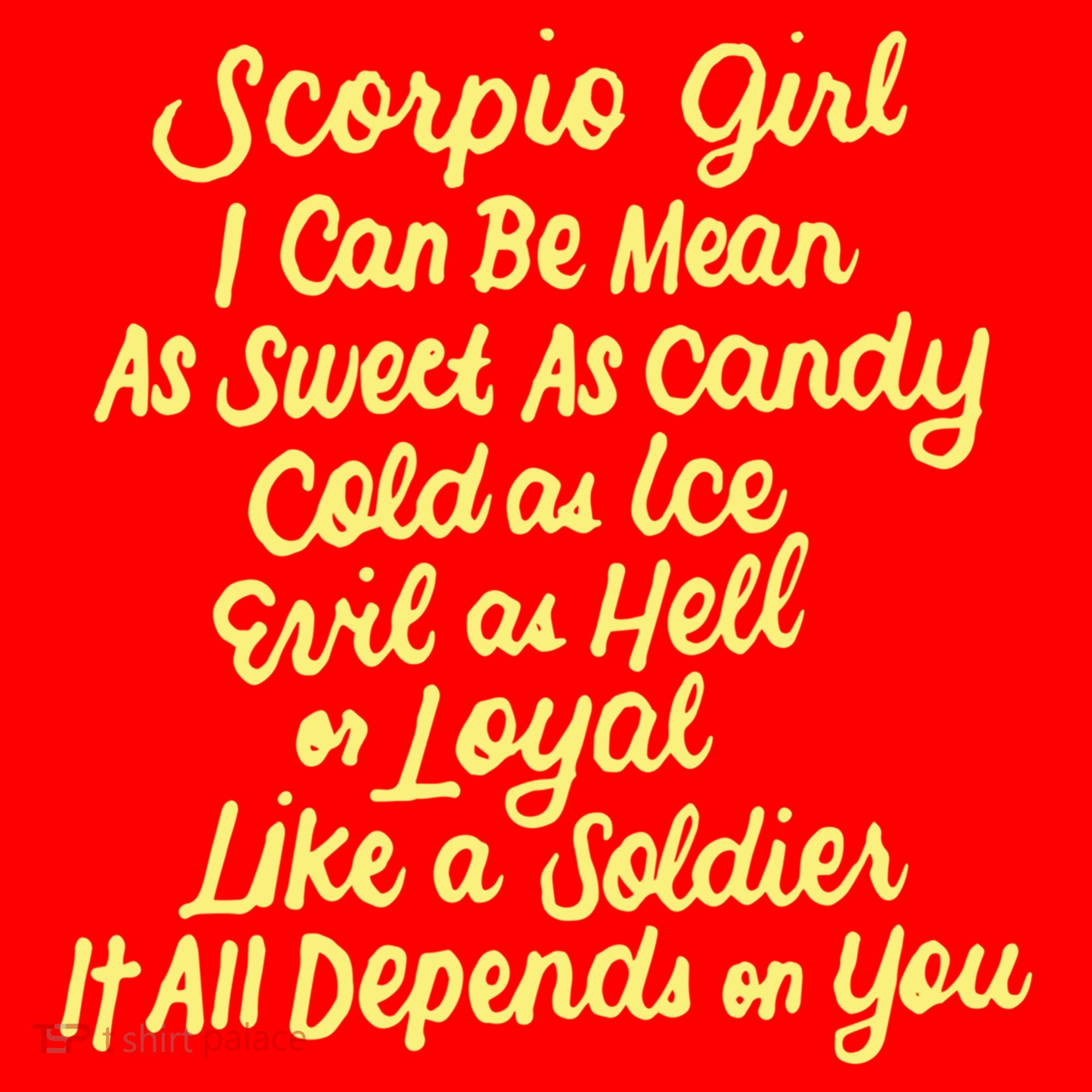 Scorpio I Can Be Mean Zodiac October November Birthday Gift Santa Hat