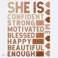 She Is Confident Strong Motivated Happy Beautiful Sweatshirt thumb 3