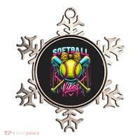Softball Ice Cream Drip Coquette Bow Softball Vibes Ornament thumb 0