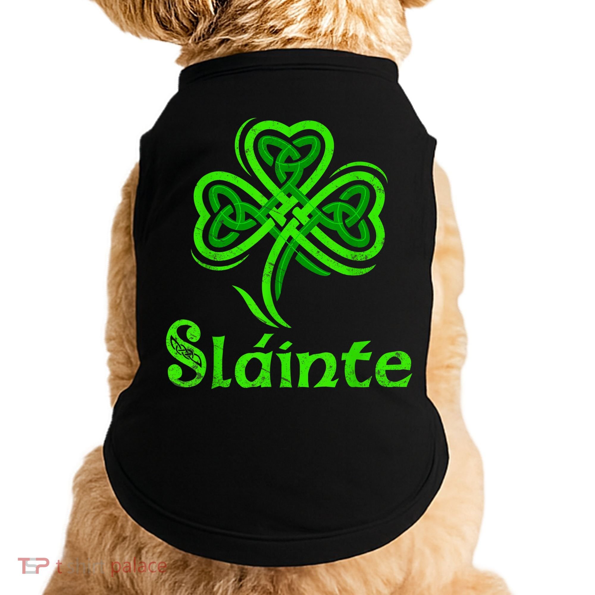 Slainte Irish Cheers Good Health St Patricks Day Slainte Doggie Tank