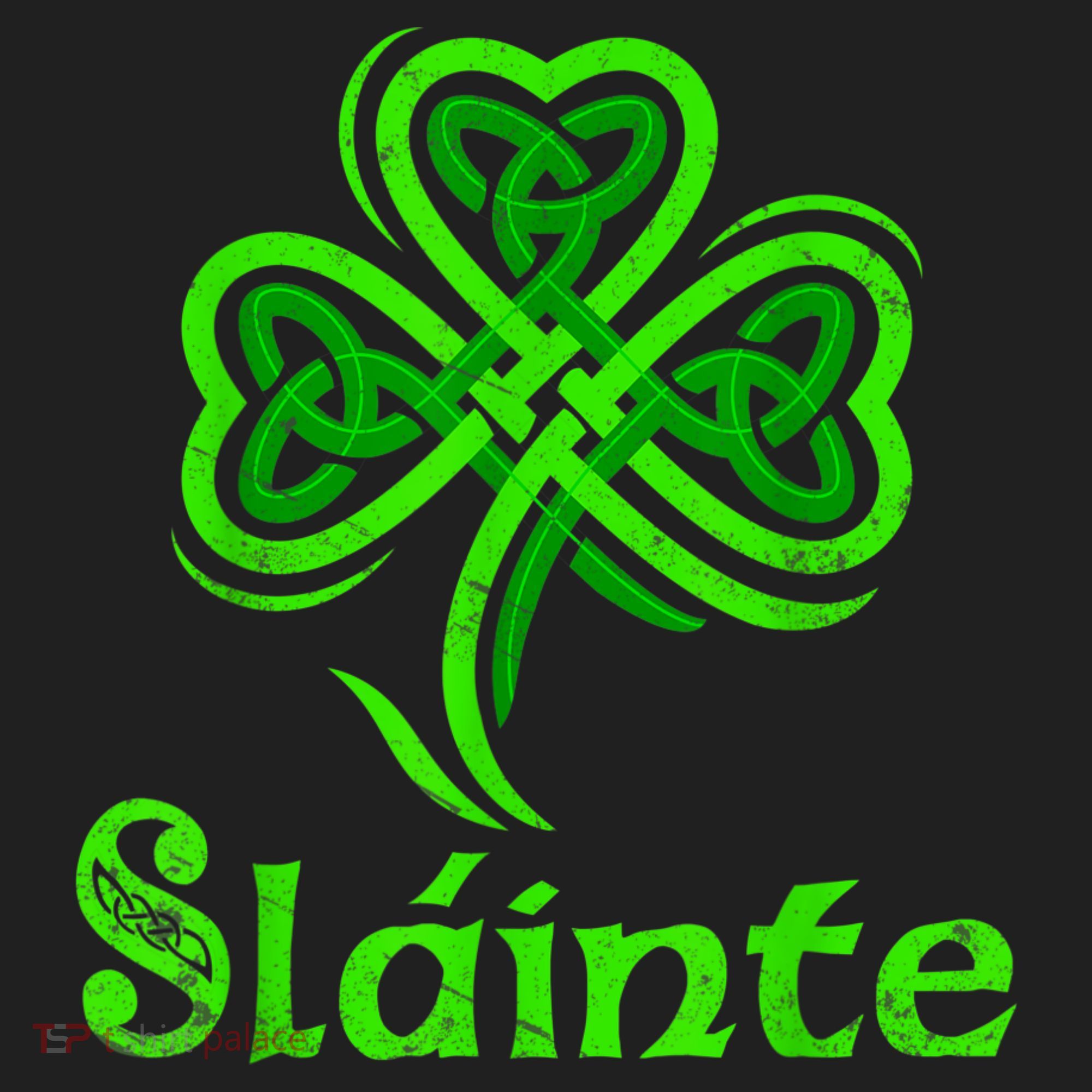 Slainte Irish Cheers Good Health St Patricks Day Slainte Hat