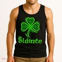 Slainte Irish Cheers Good Health St Patricks Day Slainte Tank Top thumb 3