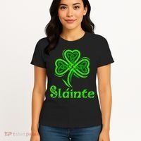 Slainte Irish Cheers Good Health St Patricks Day Slainte Women's T-Shirt thumb 4