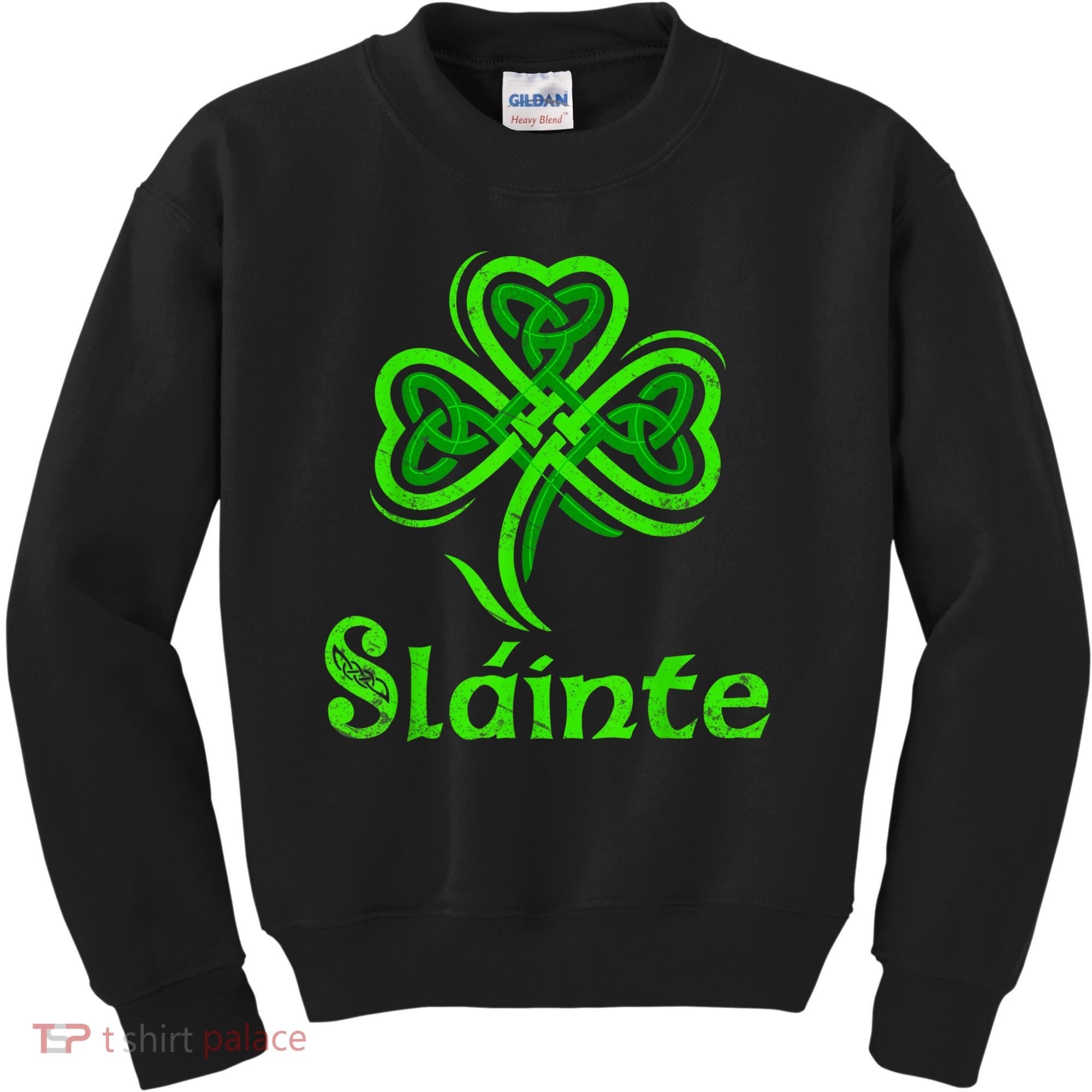 Slainte Irish Cheers Good Health St Patricks Day Slainte Kids Sweatshirt