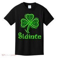 Slainte Irish Cheers Good Health St Patricks Day Slainte Kids T-Shirt thumb 0