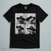 Snake In Cowboy Hat Funny Animal Photobooth Snake Owner T-Shirt thumb 5