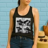 Snake In Cowboy Hat Funny Animal Photobooth Snake Owner Women's Tank Top thumb 2