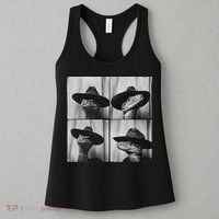 Snake In Cowboy Hat Funny Animal Photobooth Snake Owner Women's Tank Top thumb 3