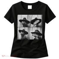 Snake In Cowboy Hat Funny Animal Photobooth Snake Owner Women's T-Shirt thumb 0