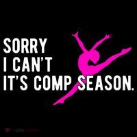 Sorry I CanT Comp Season Cheer Comp Dance Dancing Doggie Tank thumb 4