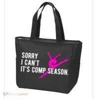 Sorry I CanT Comp Season Cheer Comp Dance Dancing Tote Bag thumb 3
