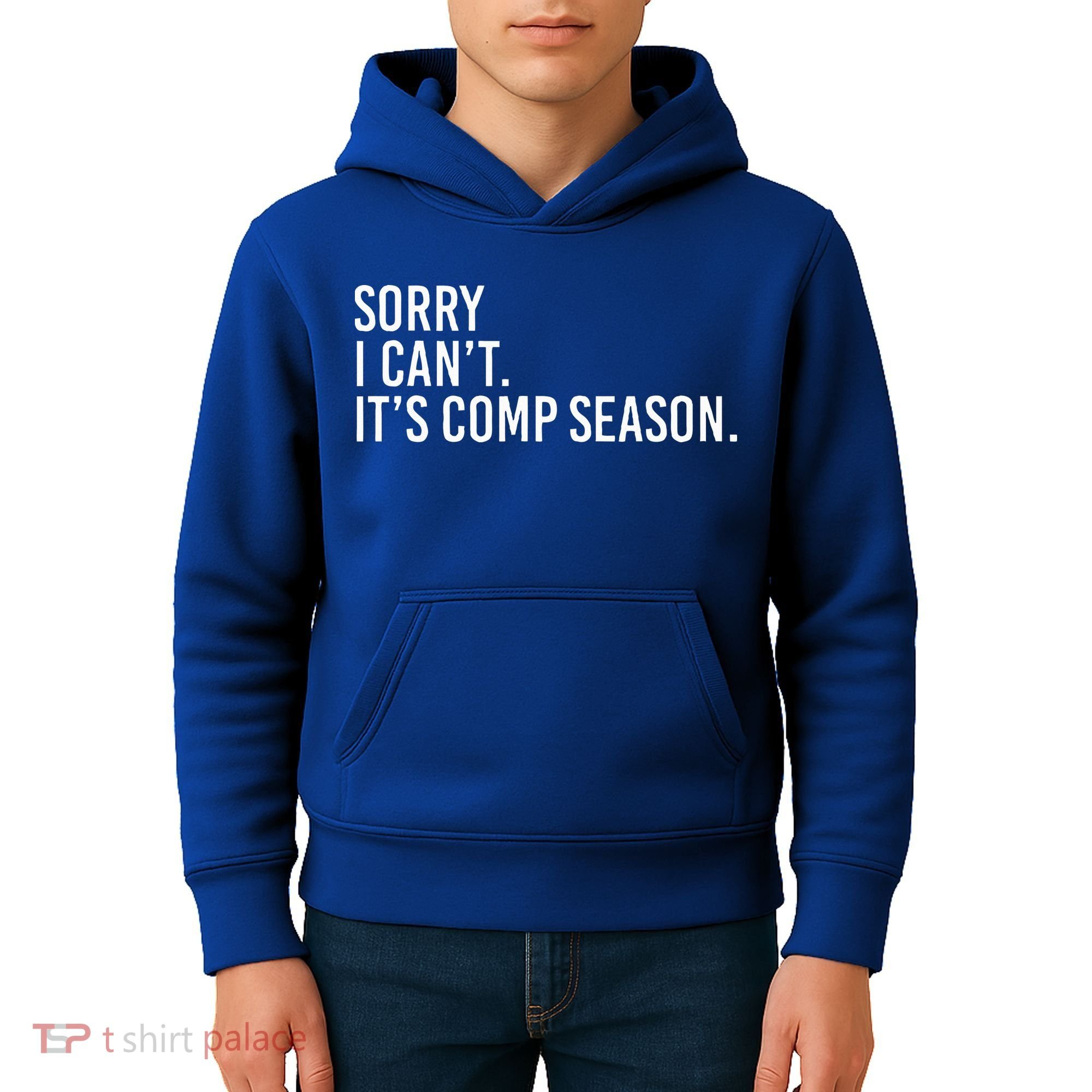 Sorry I CanT ItS Comp Season Cheer Comp Dance Kids Hoodie