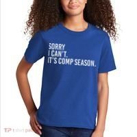Sorry I CanT ItS Comp Season Cheer Comp Dance Kids T-Shirt thumb 2