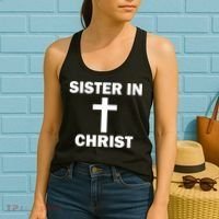 Sister In Christ Family Matching Women's Tank Top thumb 2