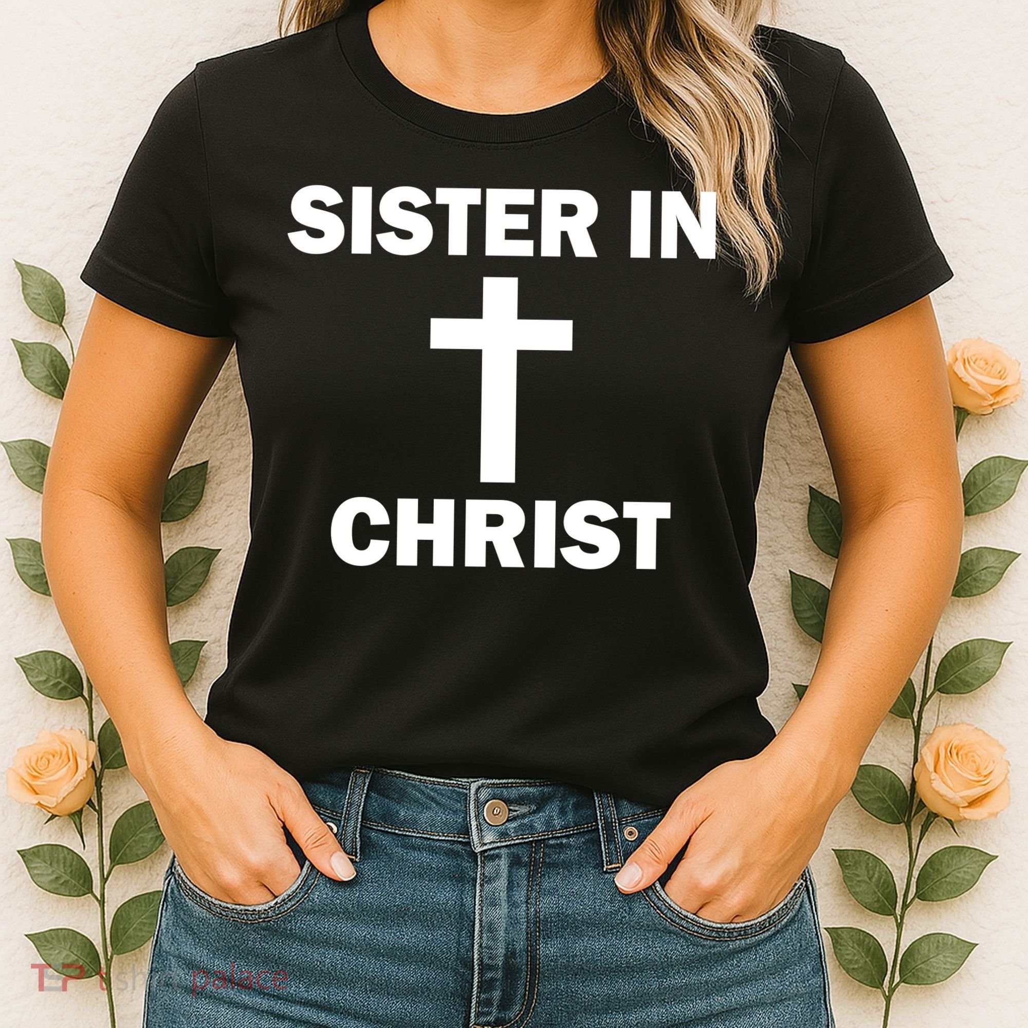 Sister In Christ Family Matching Women's T-Shirt