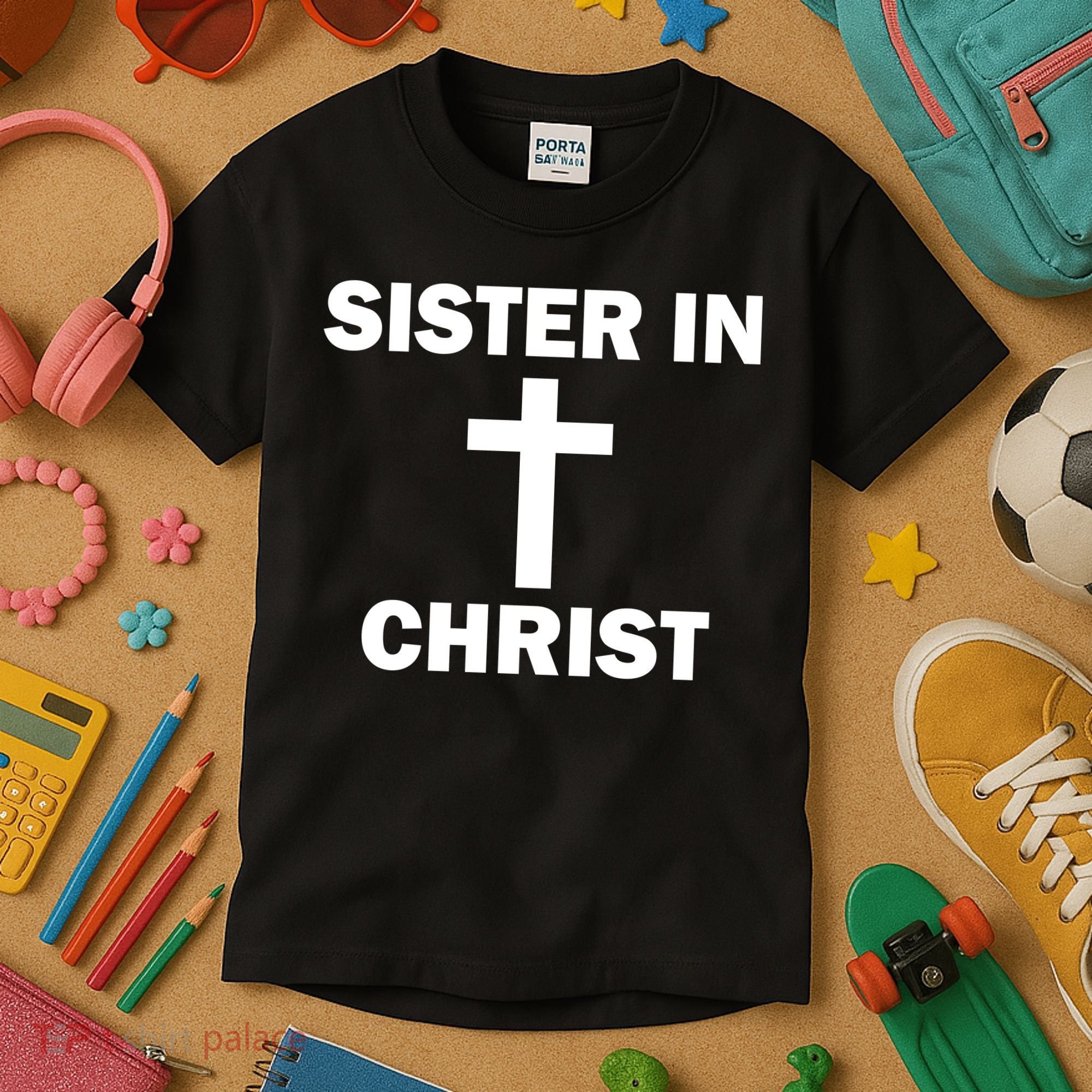 Sister In Christ Family Matching Kids T-Shirt