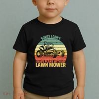 Sorry I CanT I Have Plans With Lawn Mower Cool Lawn Mowing Toddler T-Shirt thumb 2