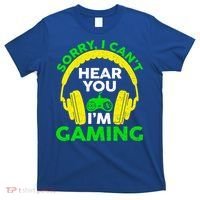 Sorry I Can't Hear You I'm Gaming Funny Gamer Gaming Vintage Funny Gift T-Shirt thumb 0