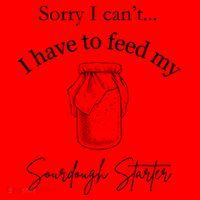 Sorry I CanT...I Have To Feed My Sourdough Starter Santa Hat thumb 1