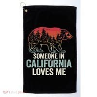 Someone In California Loves Me Golf Towel thumb 0