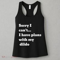 Sorry I CanT. I Have Plans With My Dildo Women's Tank Top thumb 3