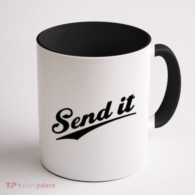 Sent It Classic Logo Coffee Mug back