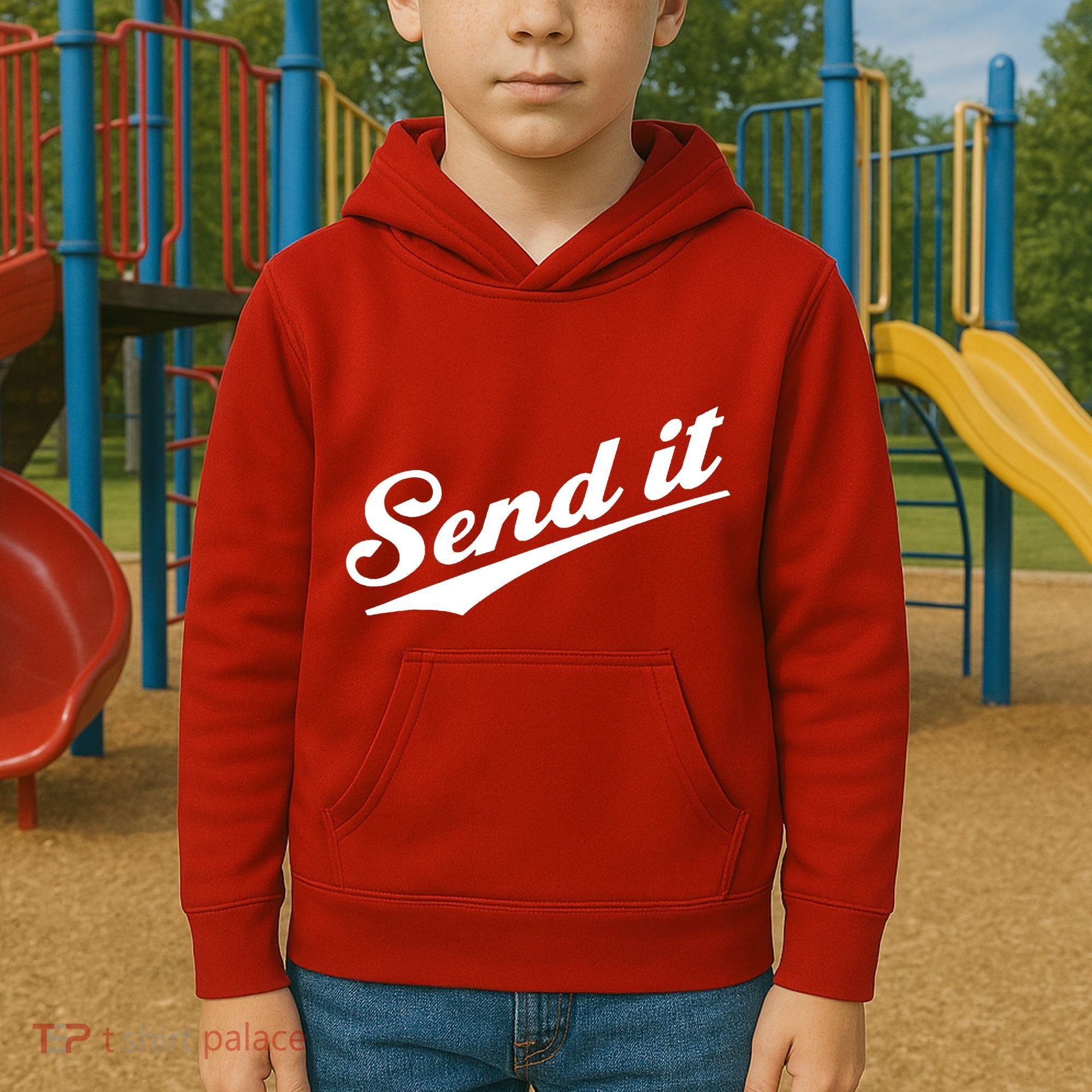 Sent It Classic Logo Kids Hoodie