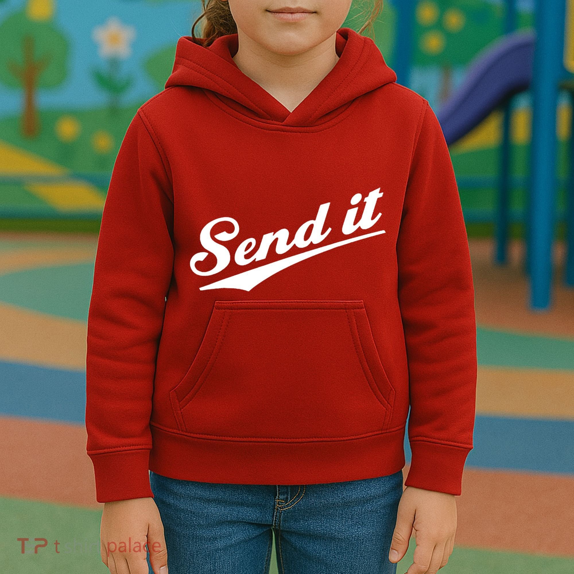 Sent It Classic Logo Kids Hoodie
