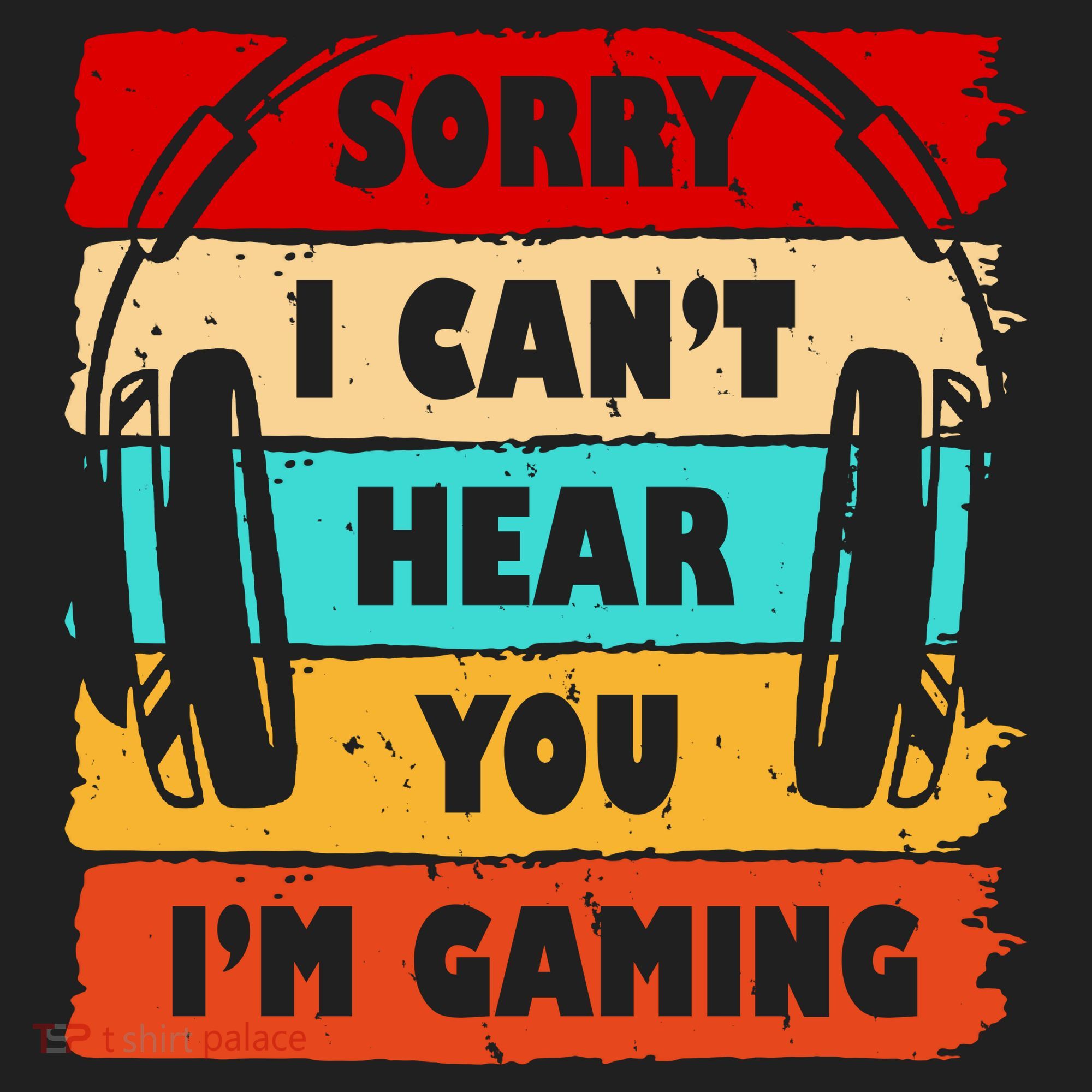 Sorry I Can't Hear You I'm Gaming Retro Tumbler