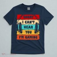 Sorry I Can't Hear You I'm Gaming Retro T-Shirt thumb 5