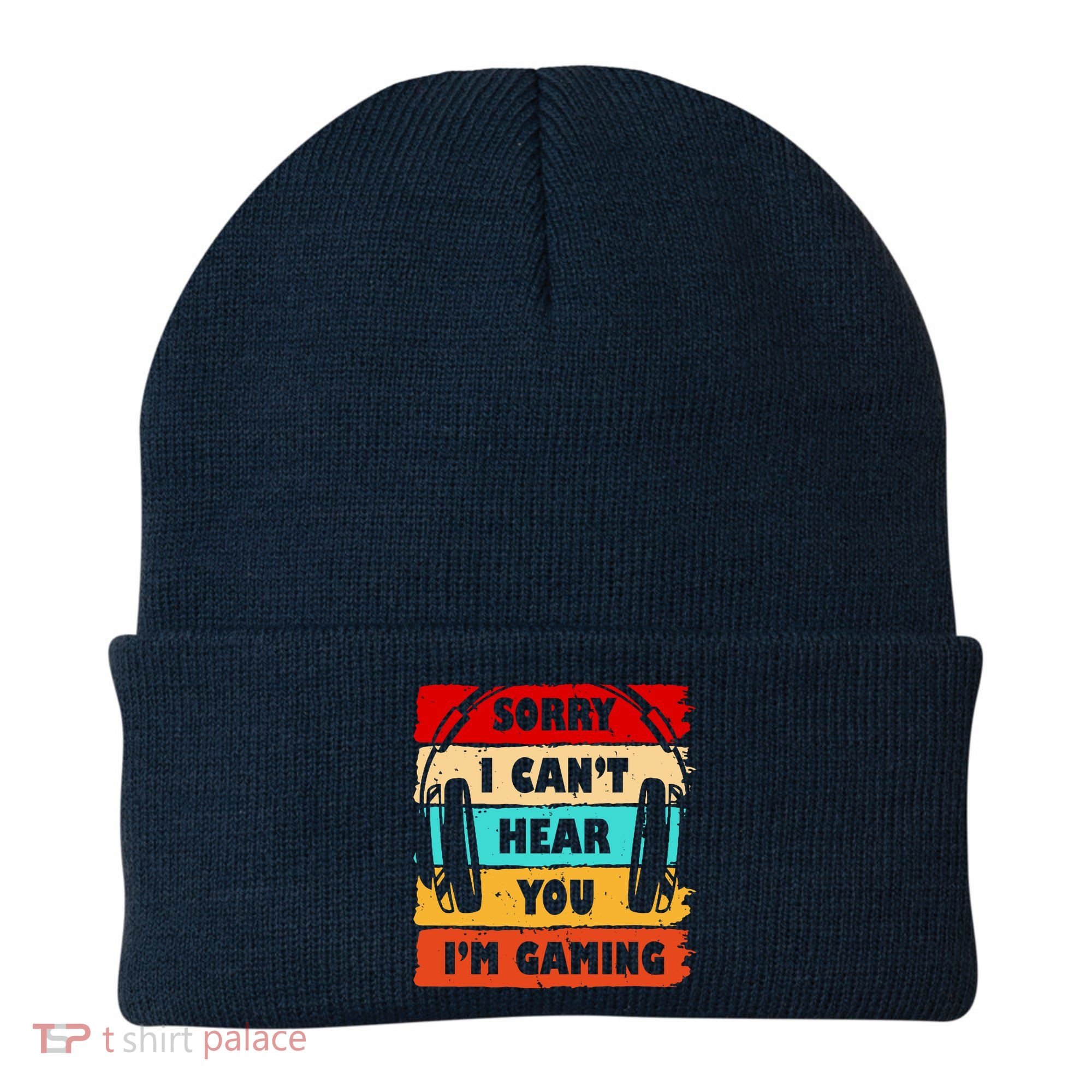Sorry I Can't Hear You I'm Gaming Retro Beanie