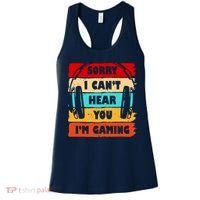Sorry I Can't Hear You I'm Gaming Retro Women's Tank Top thumb 0