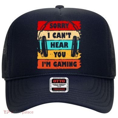 Sorry I Can't Hear You I'm Gaming Retro Hat