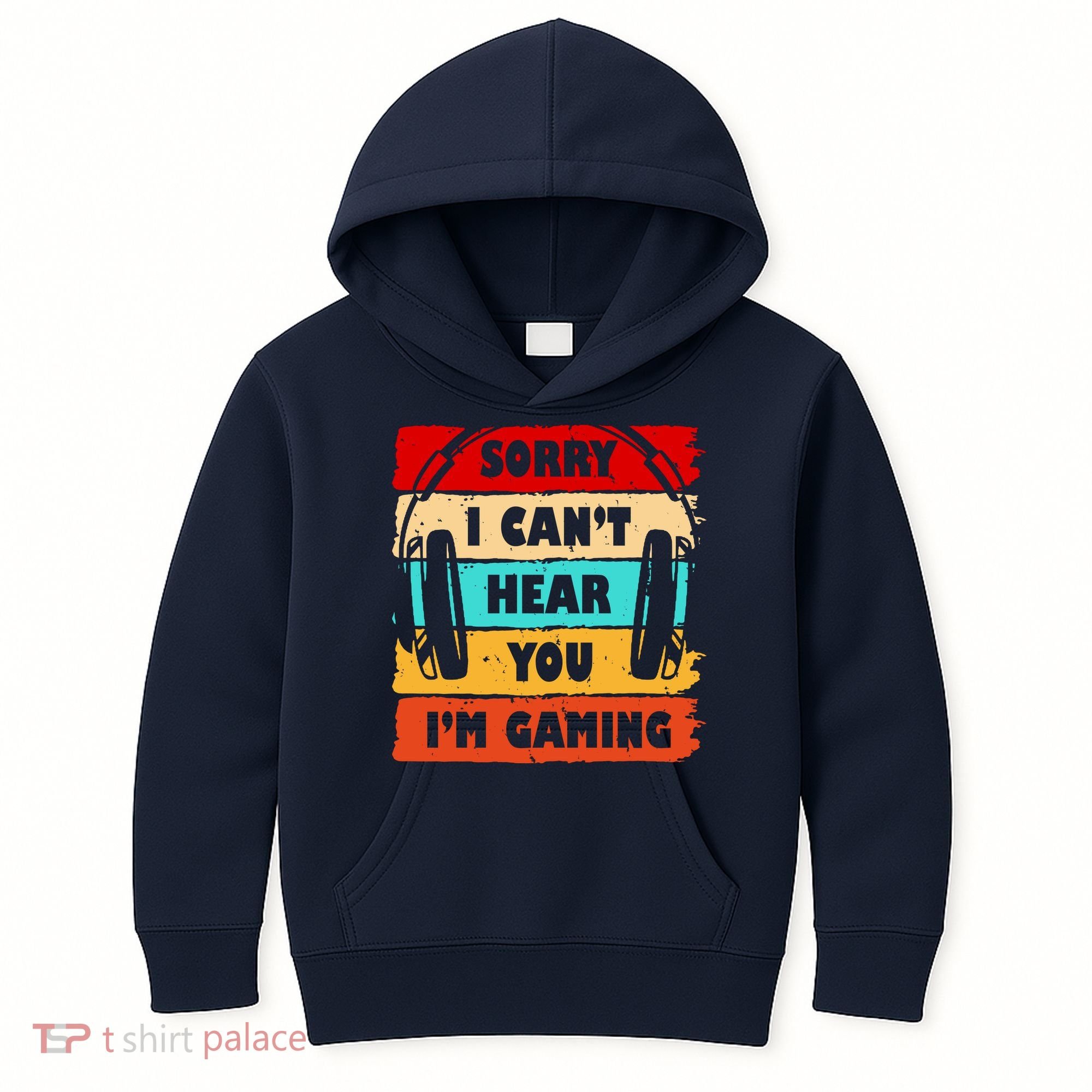 Sorry I Can't Hear You I'm Gaming Retro Kids Hoodie