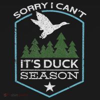 Sorry I Can´t It´s Duck Season Duck Hunting Funny Hunting Apron thumb 3