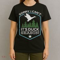 Sorry I Can´t It´s Duck Season Duck Hunting Funny Hunting T-Shirt thumb 4