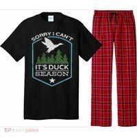 Sorry I Can´t It´s Duck Season Duck Hunting Funny Hunting Pajama Set thumb 0