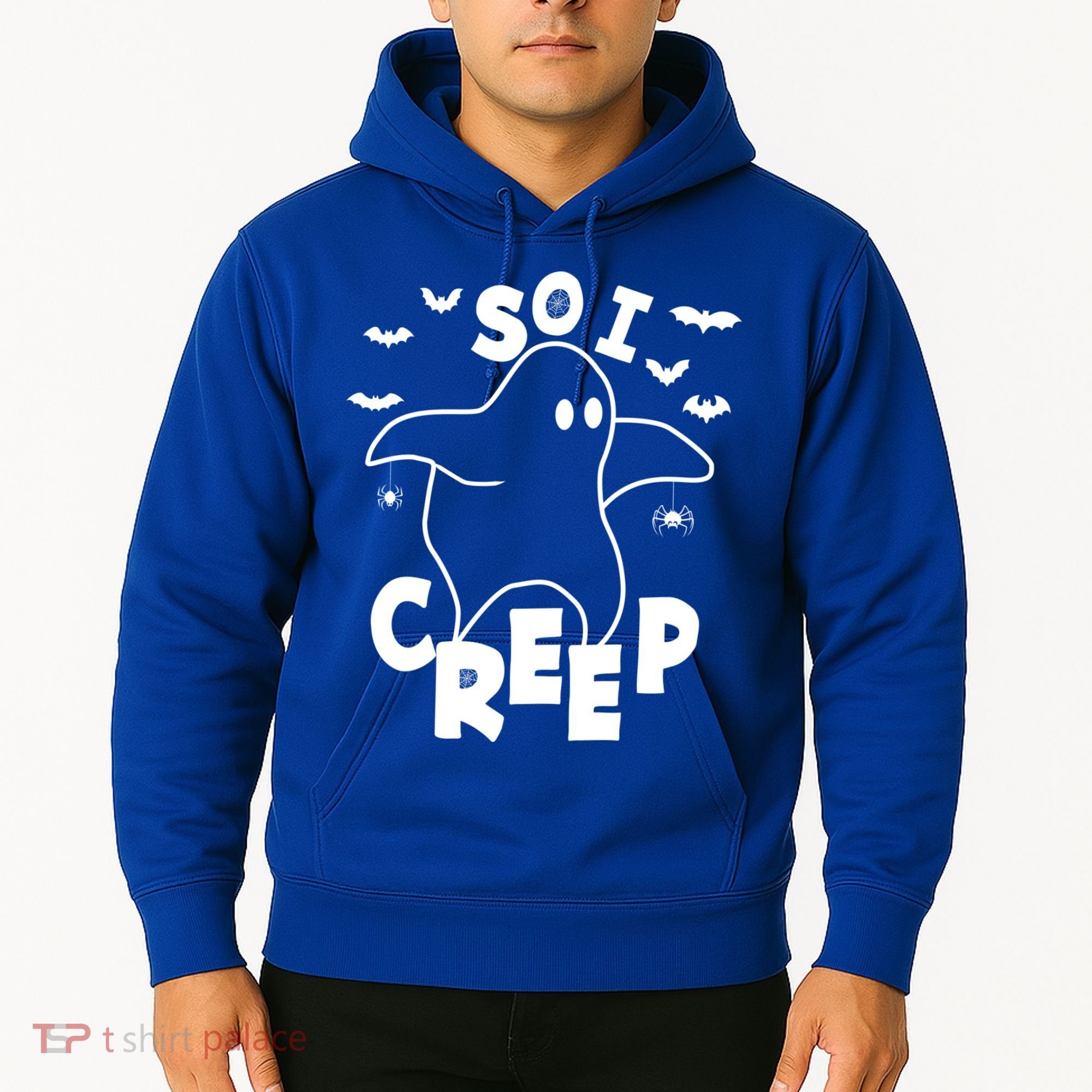 So I Creep Funny Halloween Ghost Spooky Season Hoodie