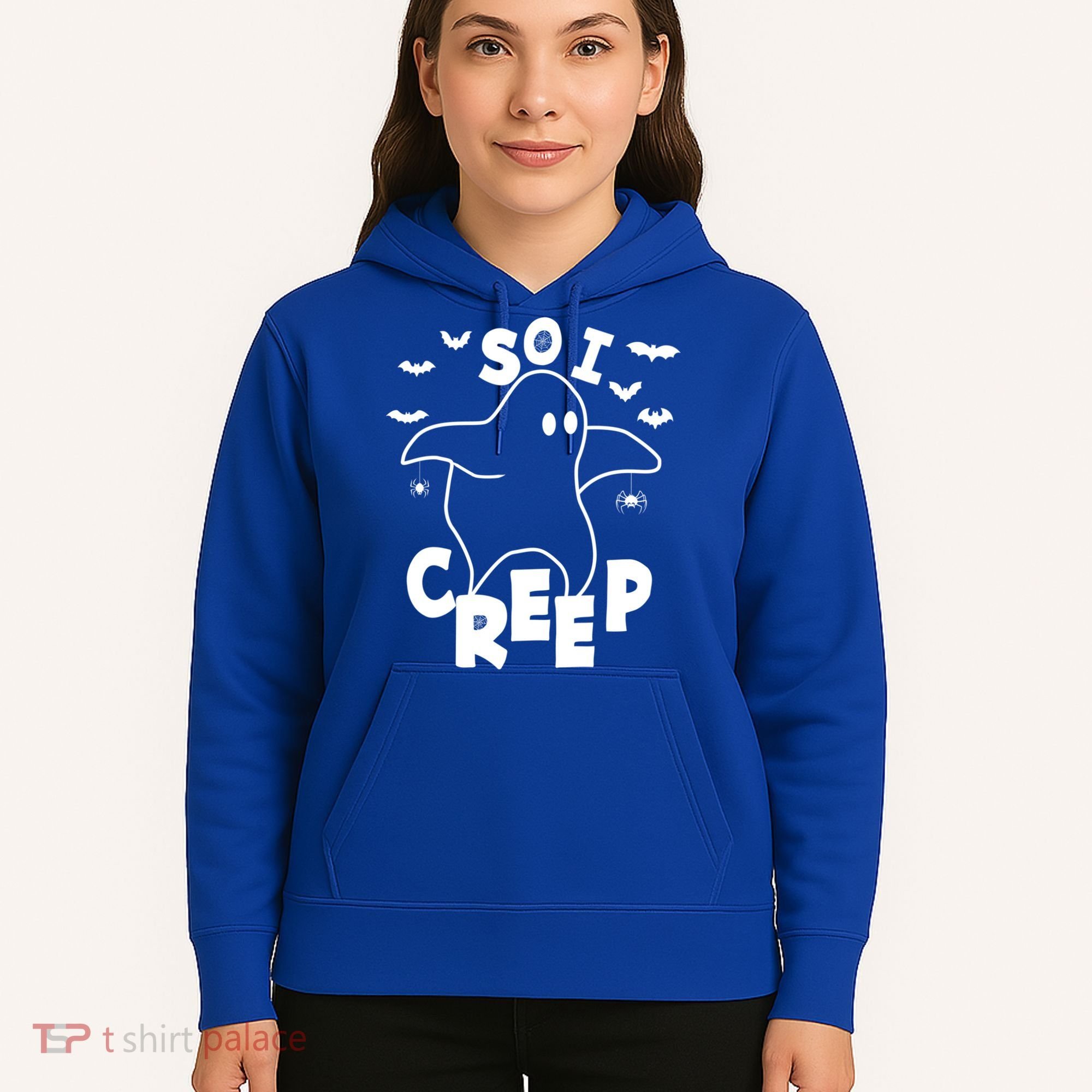 So I Creep Funny Halloween Ghost Spooky Season Hoodie